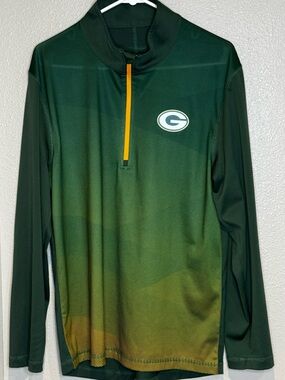 Men's Green Bay Packers Quarter-Zip Pullover